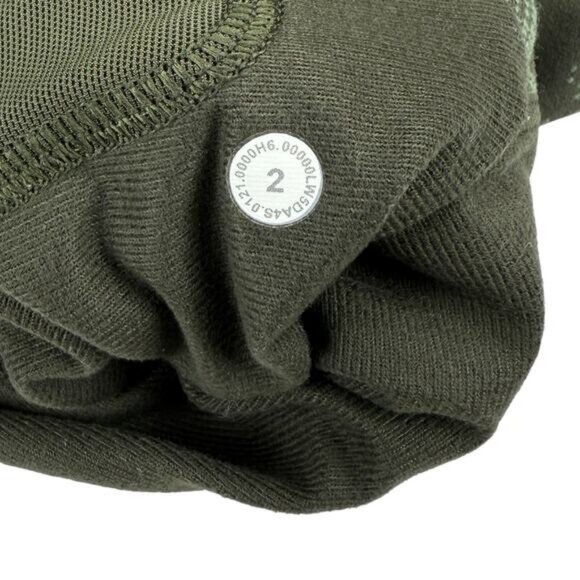 LULULEMON Ready to Rulu Jogger 29" Size 2 Heritage Camo Dark Olive Green Twill - Picture 10 of 10